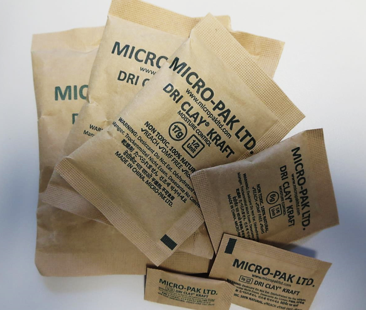 Micro-Pak® Dri Clay® Kraft Desiccants